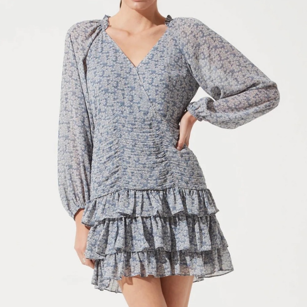 ASTR Floral Printed Mini Dress